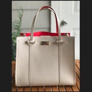 Beige Kate Spade shoulder bag